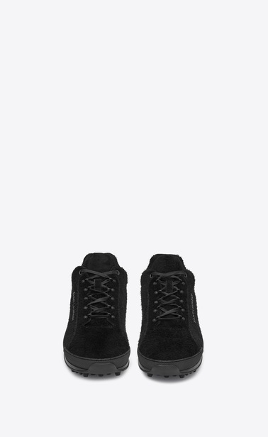 SAINT LAURENT Low Sneakers Man Jump sneaker in black suede b_V4